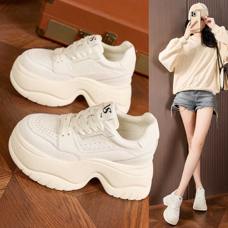 8cm Platform White Sneakers Wo – Sewing Fleece Bewertung und Preis