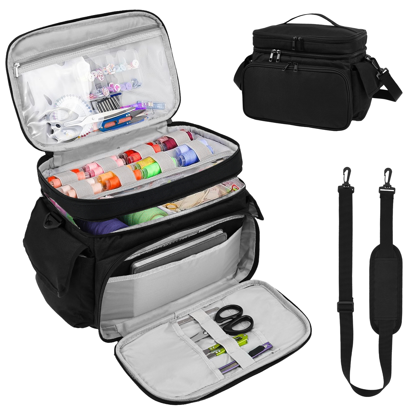 Large Sewing Bag Wool Knitting – Textile Sewing Kit Bewertung und Preis