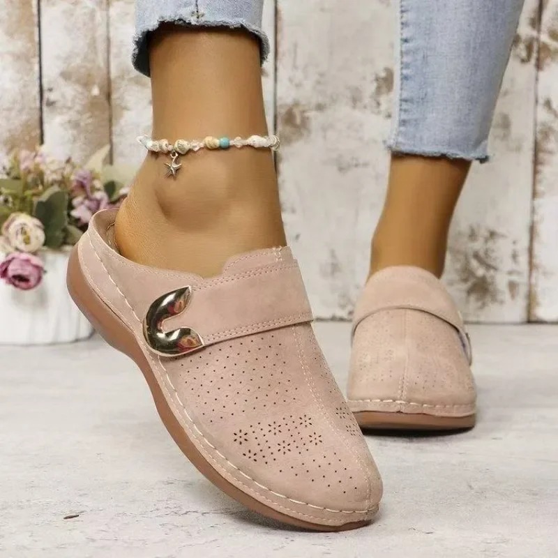 Women's solid-colored wedge sa – Velcro Sew On Bewertung und Preis