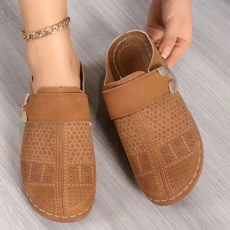 Women's solid-colored wedge sa – Velcro Sew On Bewertung und Preis