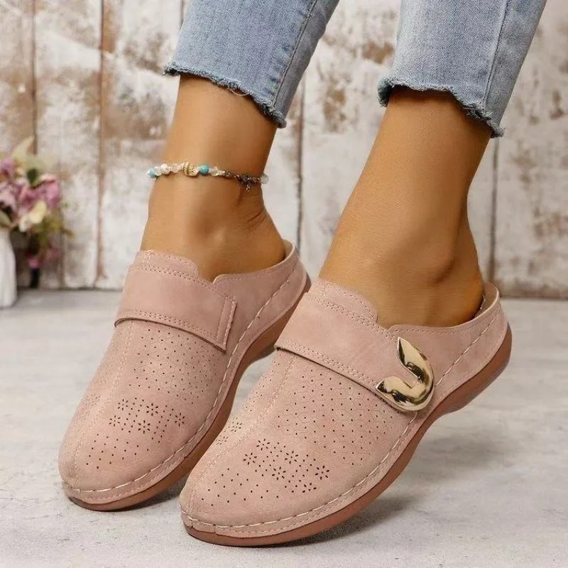 Women's solid-colored wedge sa – Velcro Sew On Bewertung und Preis