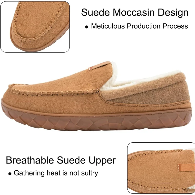 Men's Slippers Home Sewing Plu – Sewing Fleece Bewertung und Preis