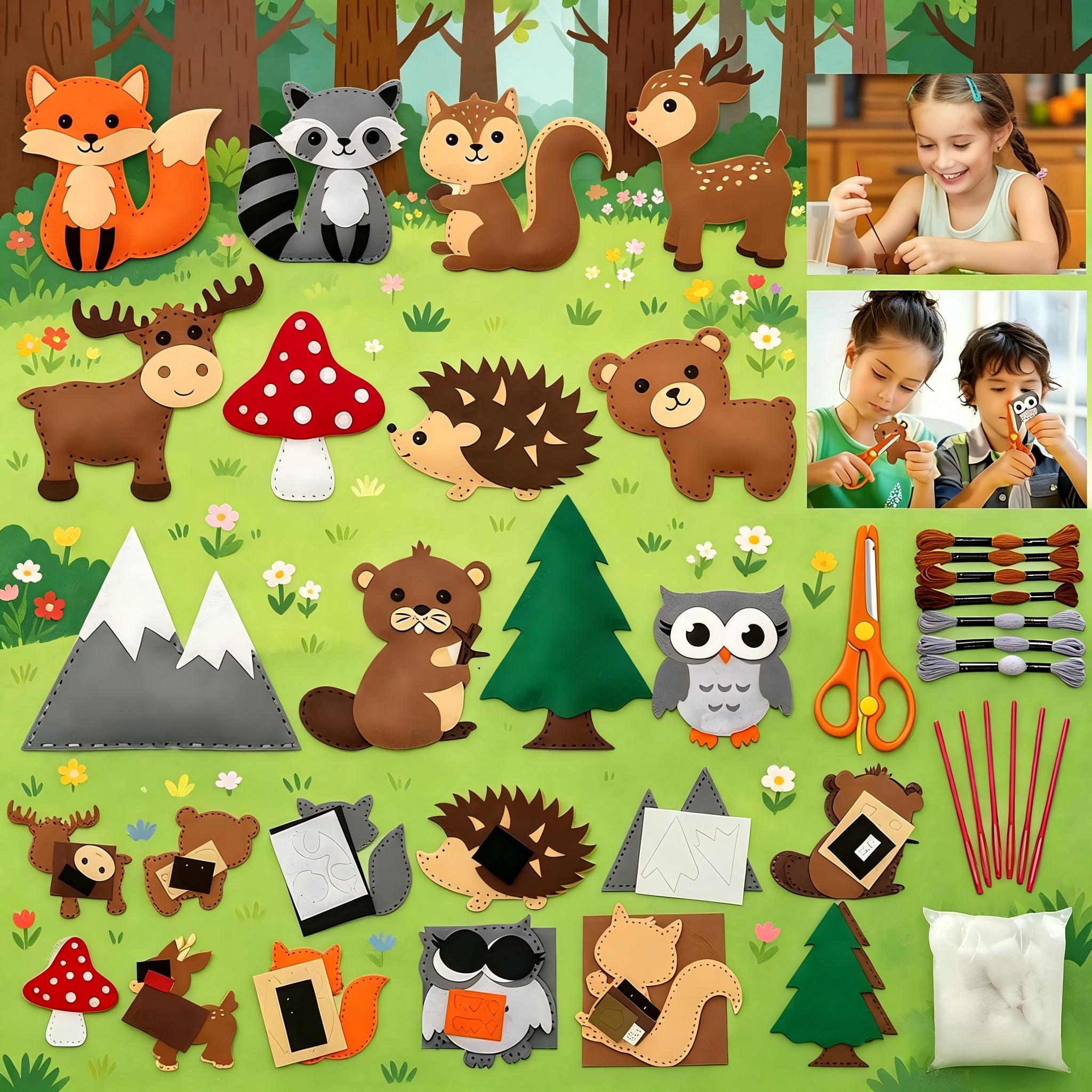 Sewing Kit for Kids Woodland A – Textile Sewing Kit Bewertung und Preis