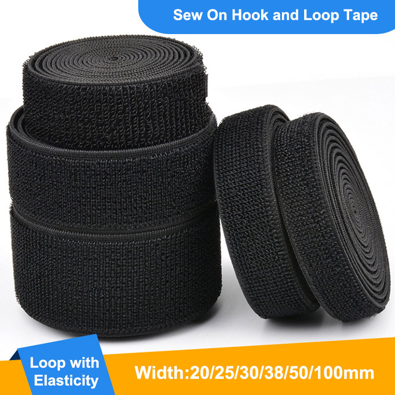 1Meter Elastic Hook and Loop F – Velcro Sew On Bewertung und Preis