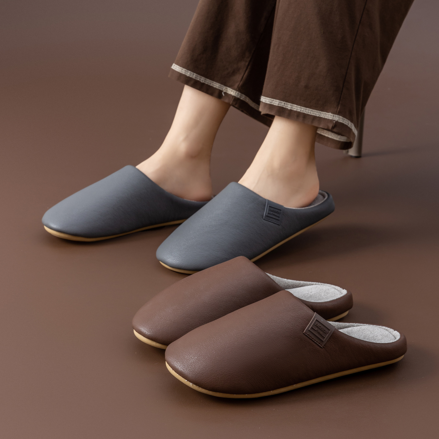Men's Winter Slippers Fleece L – Sewing Fleece Bewertung und Preis