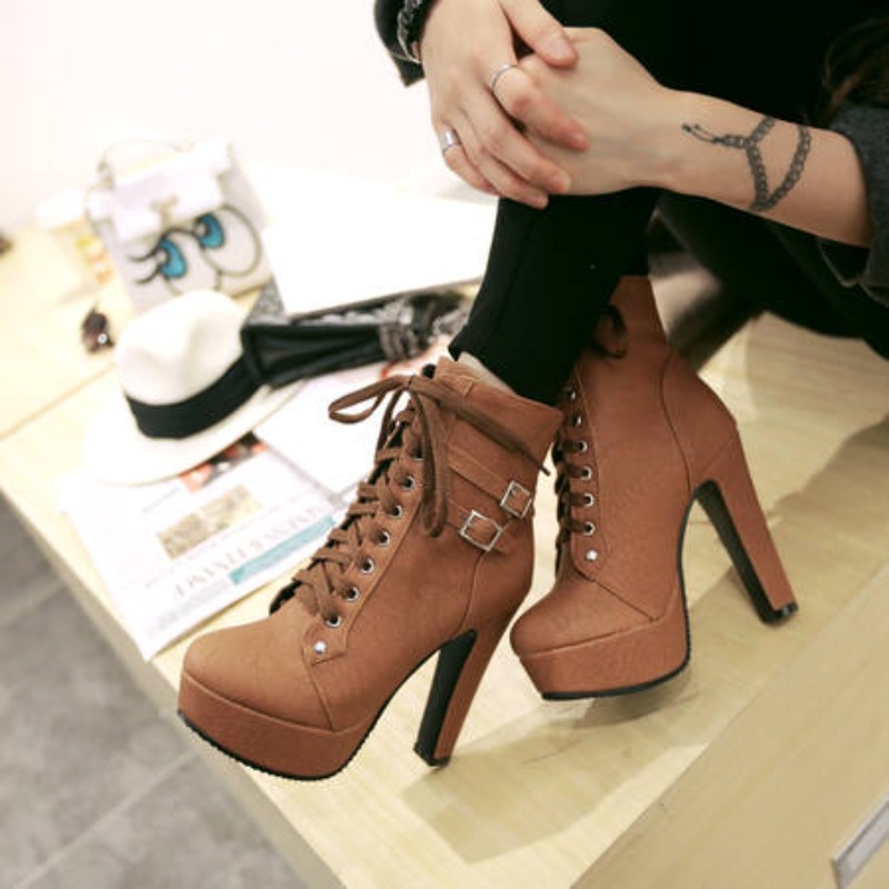 Winter Women Platform Ankle Bo – Sewing Fleece Bewertung und Preis