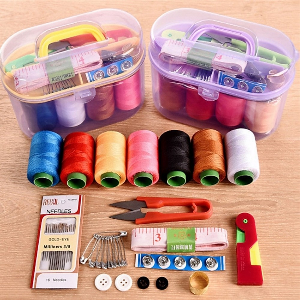 1Set Large Sewing Box Set Hous – Textile Sewing Kit Bewertung und Preis