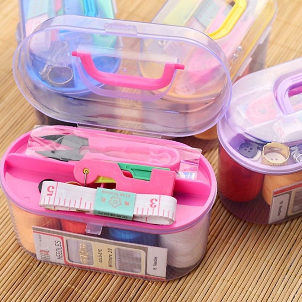 1Set Large Sewing Box Set Hous – Textile Sewing Kit Bewertung und Preis