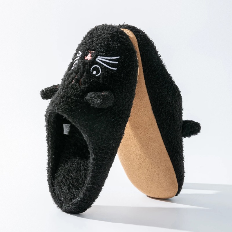 Non-Slip Soft Plush Cat Slippe – Sewing Fleece Bewertung und Preis