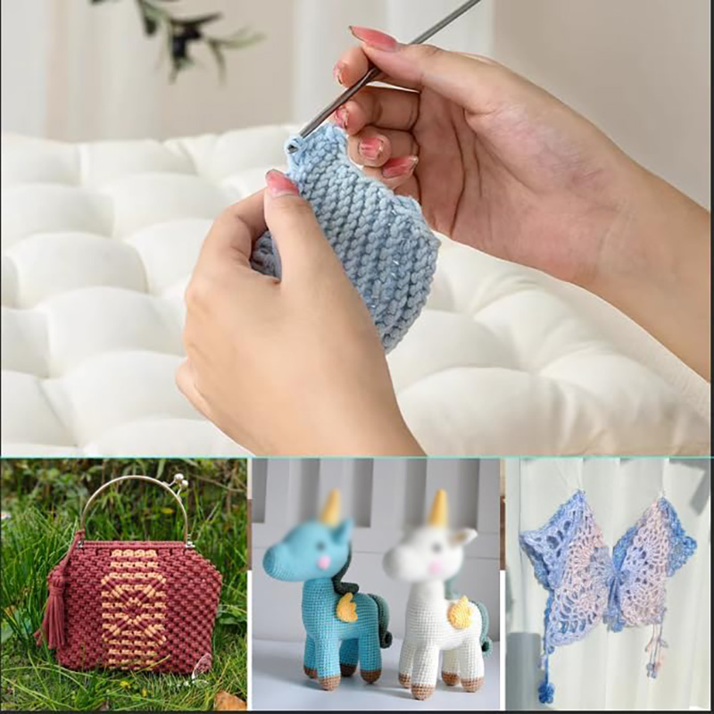 4 Pcs Stainless Steel Crochet  – Textile Sewing Kit Bewertung und Preis