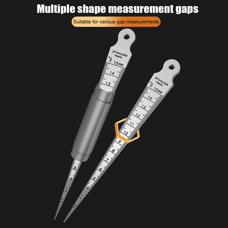 ❤️ 1-15mm Stainless Steel Tape – Seam Gauge Metal Bewertung und Preis