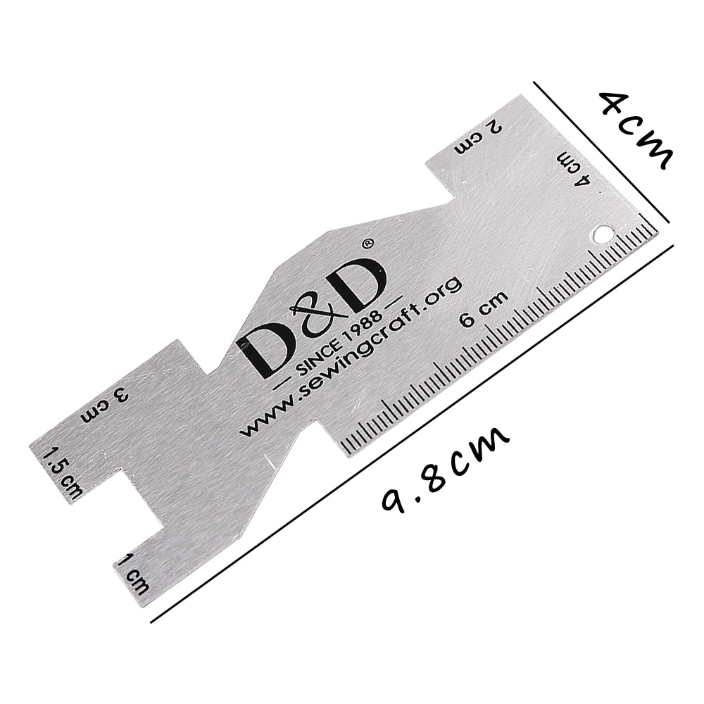 Metal Measuring Gauge Quilting – Seam Gauge Metal Bewertung und Preis
