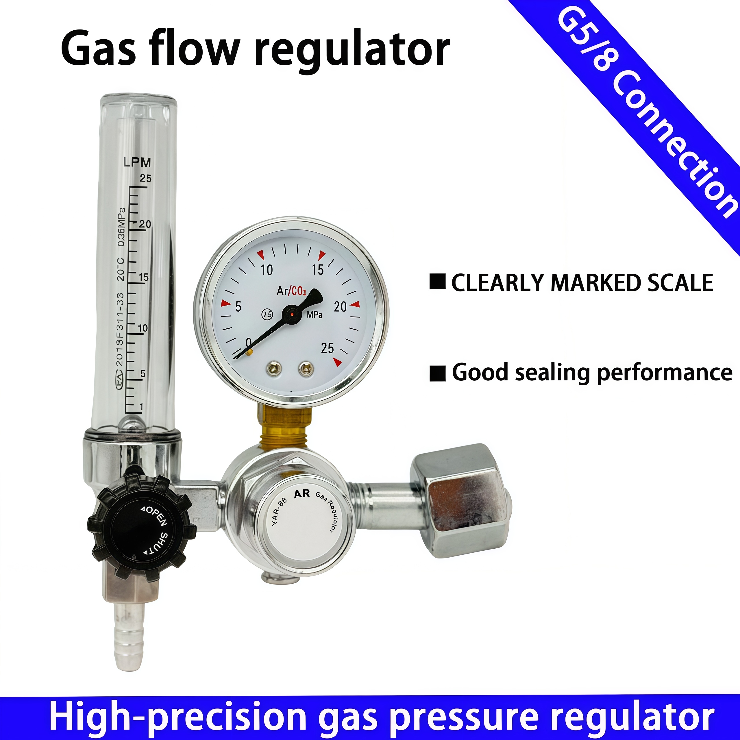 2025 NEW 0-25Mpa Argon Regulat – Seam Gauge Metal Bewertung und Preis