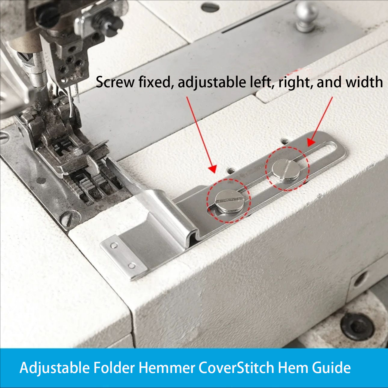Adjustable Folder Hemmer Cover – Seam Gauge Metal Bewertung und Preis