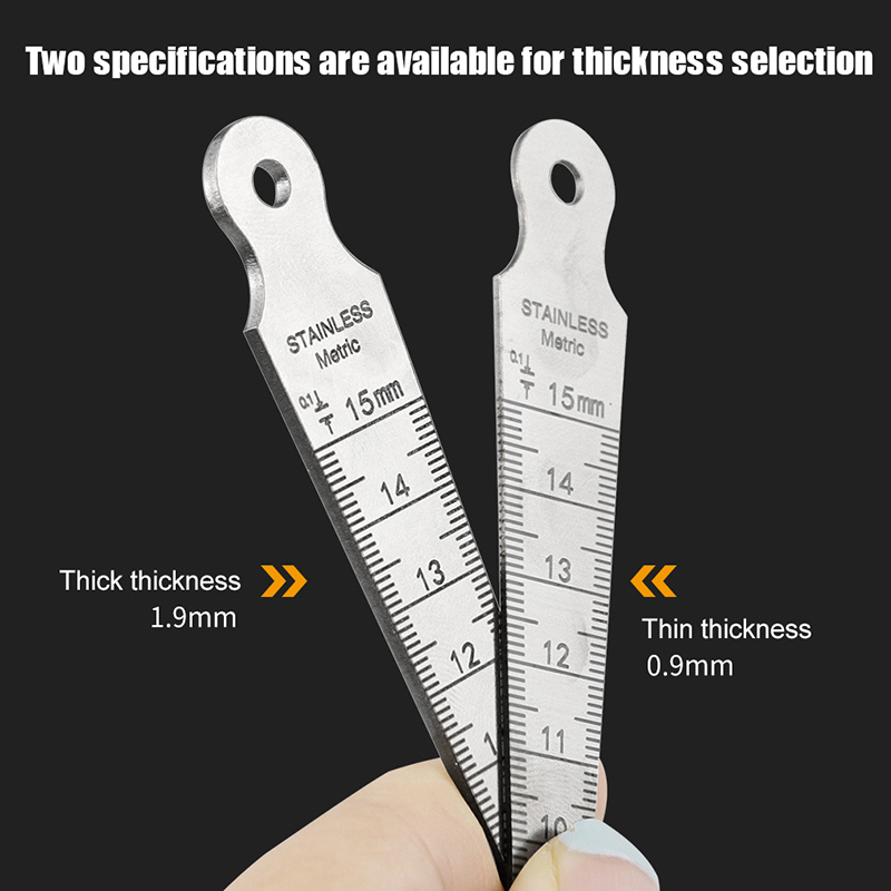 1-15mm Stainless Steel Taper G – Seam Gauge Metal Bewertung und Preis