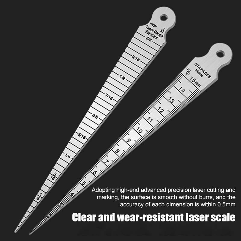 1-15mm Stainless Steel Taper G – Seam Gauge Metal Bewertung und Preis