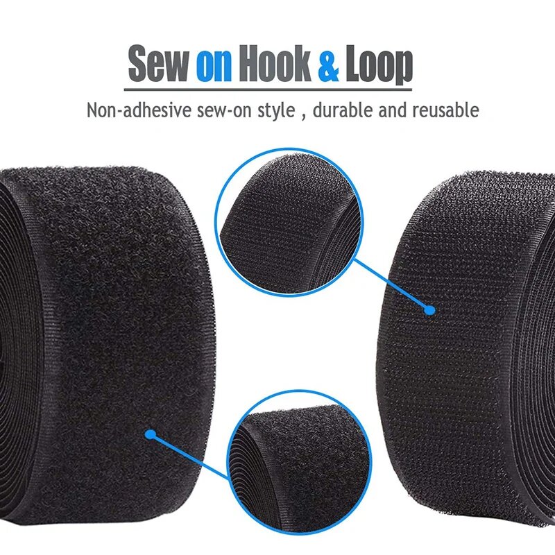 Non-Adhesive Hook and Loop Tap – Velcro Sew On Bewertung und Preis