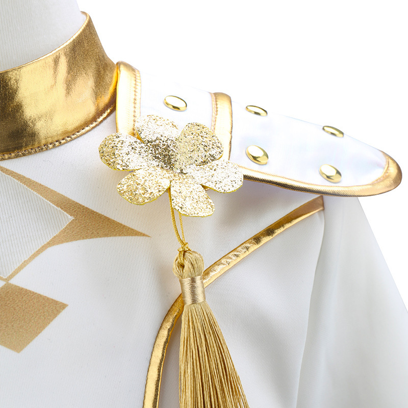 Girls White And Gold Cosplay C – Shoulder Pad Set In Bewertung und Preis