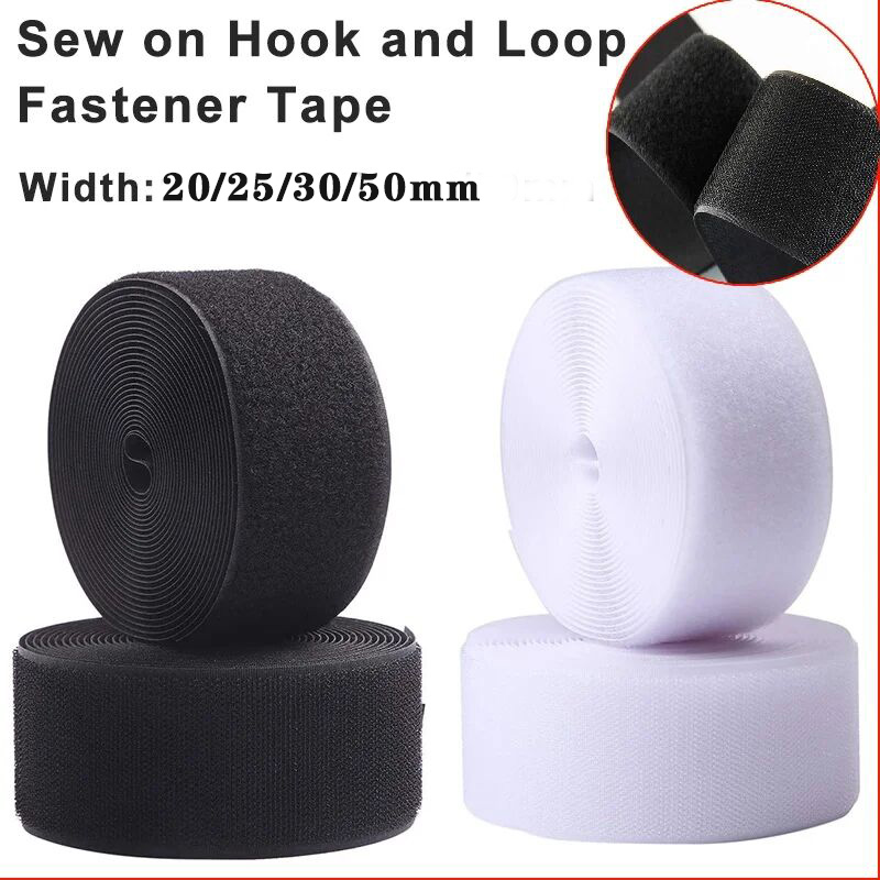 20-50mm Black White Hook and L – Velcro Sew On Bewertung und Preis