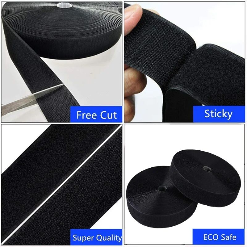 20-50mm Black White Hook and L – Velcro Sew On Bewertung und Preis