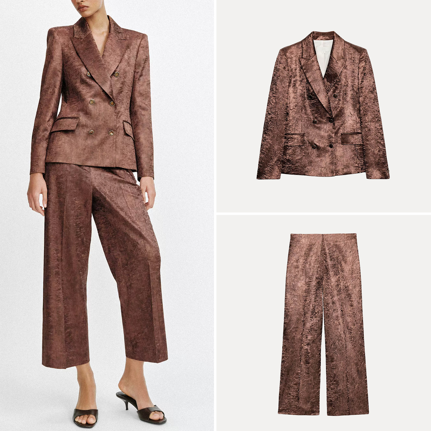 Women's Fashion Suit Set with  – Shoulder Pad Set In Bewertung und Preis
