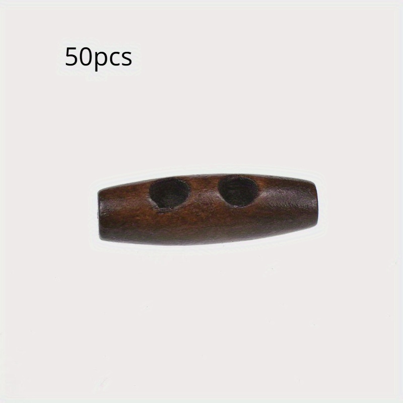 50pcs Recycled Wood Horn Toggl – Sewing Recycle Bewertung und Preis