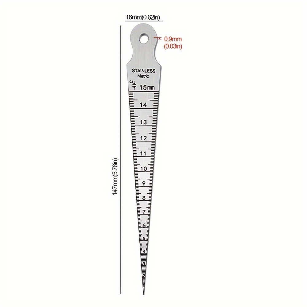 1-15mm Stainless Steel Taper G – Seam Gauge Metal Bewertung und Preis