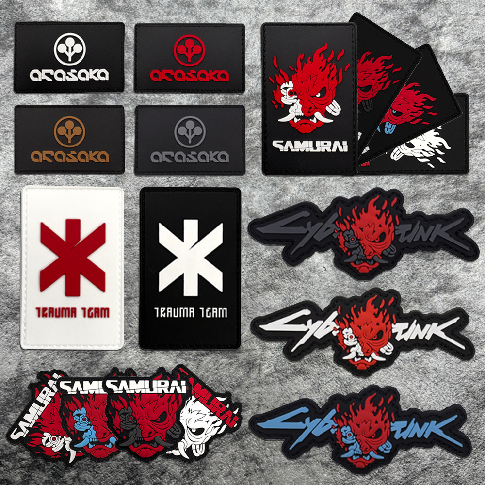A Cyberpunk Pattern Pvc Patch, – Velcro Sew On Bewertung und Preis