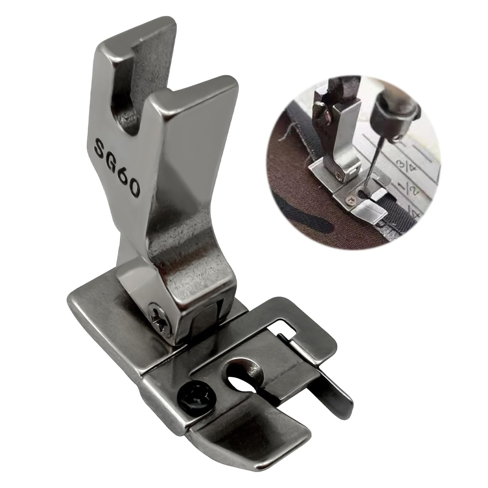 1/4 Inch Seam Foot #SG60 With  – Seam Gauge Metal Bewertung und Preis