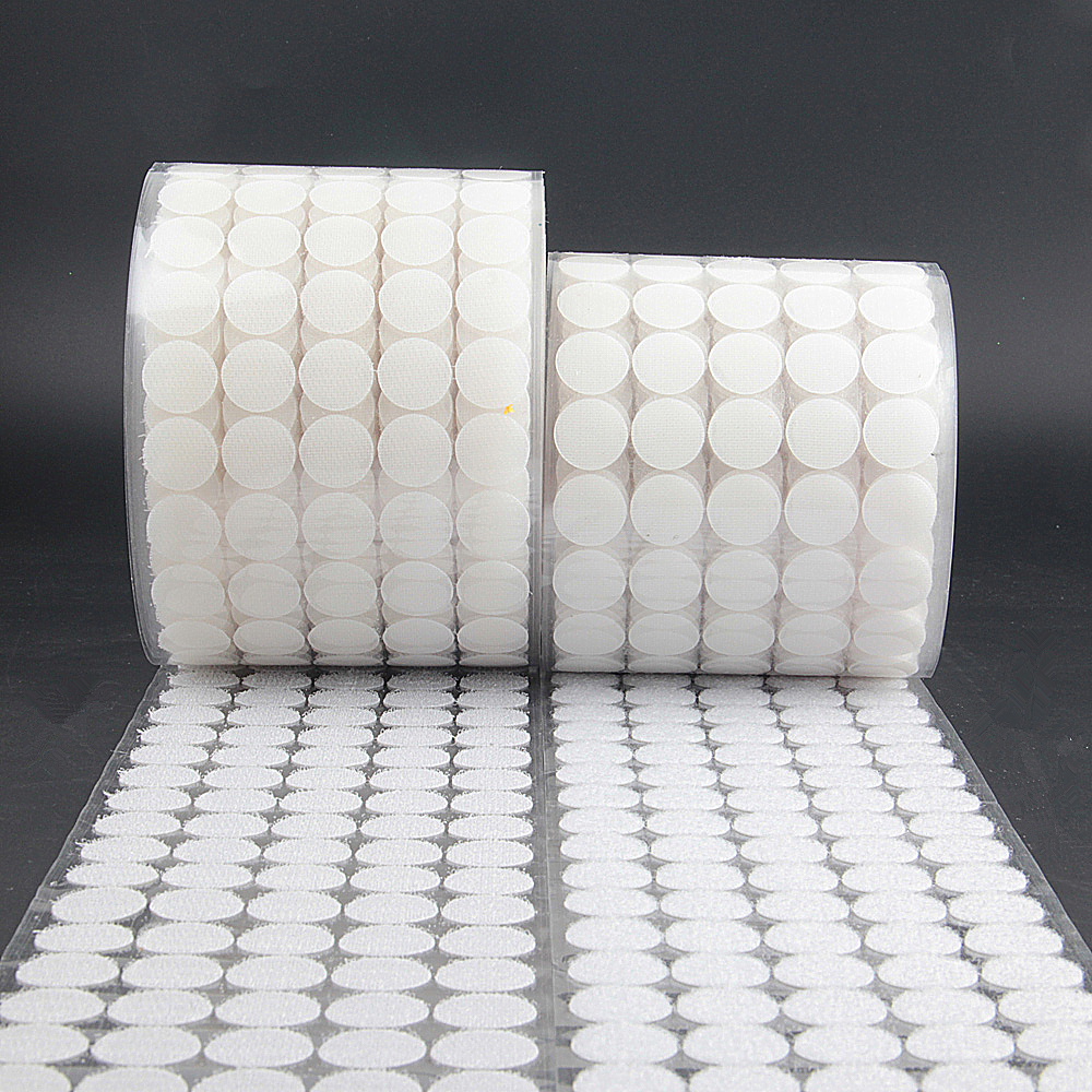 1000pair 10/15/20mm White Dot  – Velcro Sew On Bewertung und Preis