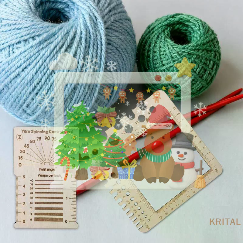 Wood Knitting Needle Gauge Squ – Sewing Gauge Ruler Bewertung und Preis