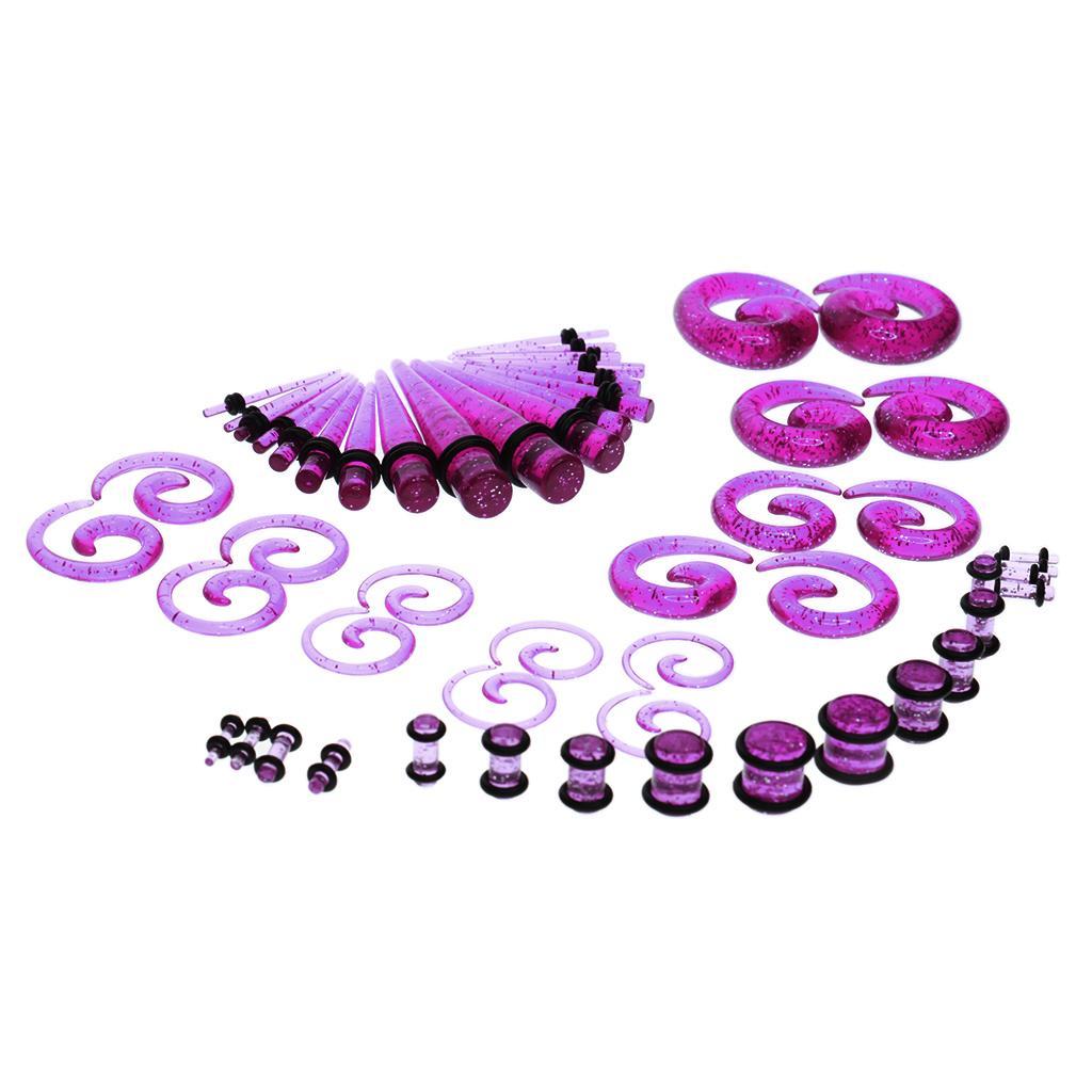 54pcs Acrylic Ear Plug Taper K – Seam Gauge Metal Bewertung und Preis