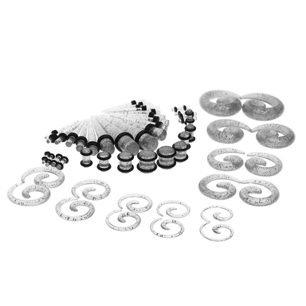 54pcs Acrylic Ear Plug Taper K – Seam Gauge Metal Bewertung und Preis