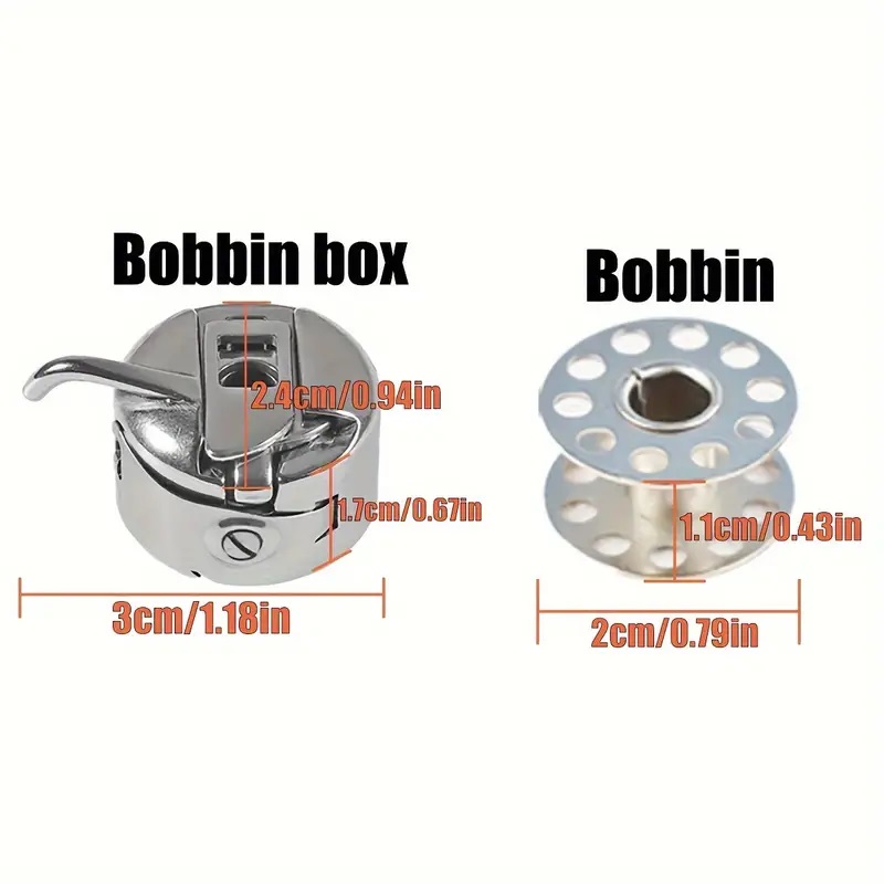 Bobbin Case and Metal Bobbins  – Textile Sewing Kit Bewertung und Preis