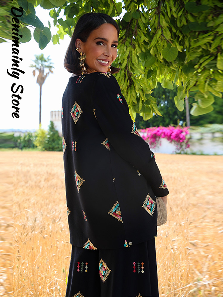 Vintage Women's Printed Blazer – Shoulder Pad Set In Bewertung und Preis
