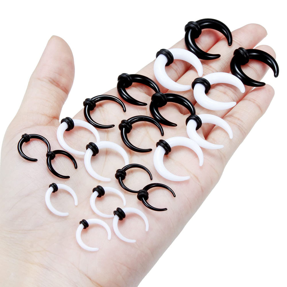 Large Septum Rings 14G 12G 8G  – Seam Gauge Metal Bewertung und Preis